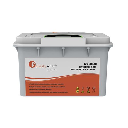 Felicity Solar 2.56kWh 12V 200Ah Lithium Ion Battery